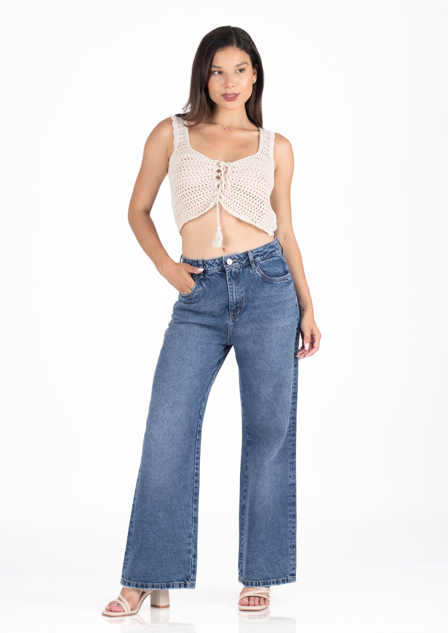 WIDE LEG JEANS