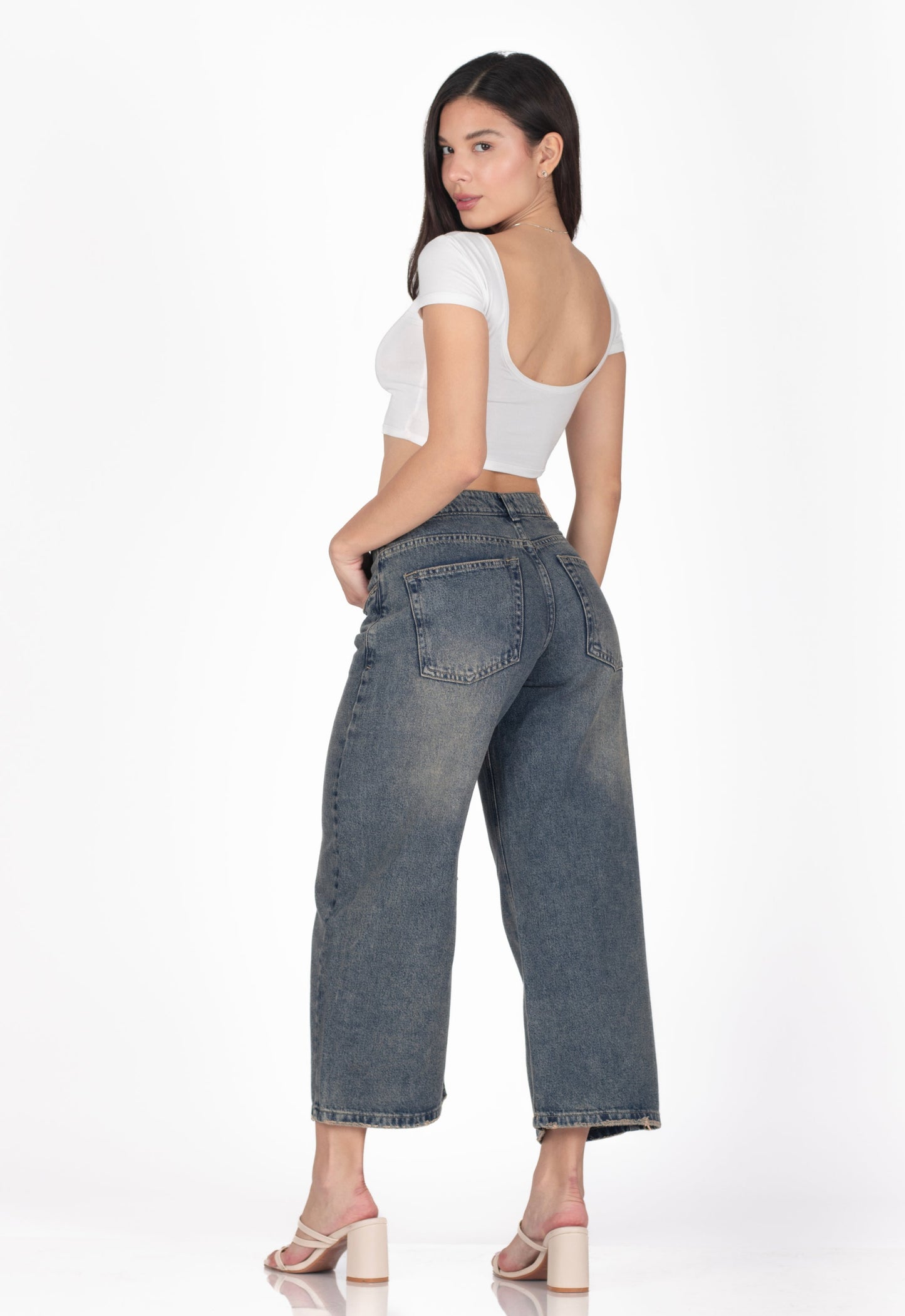 CROPPED JEAN NORA