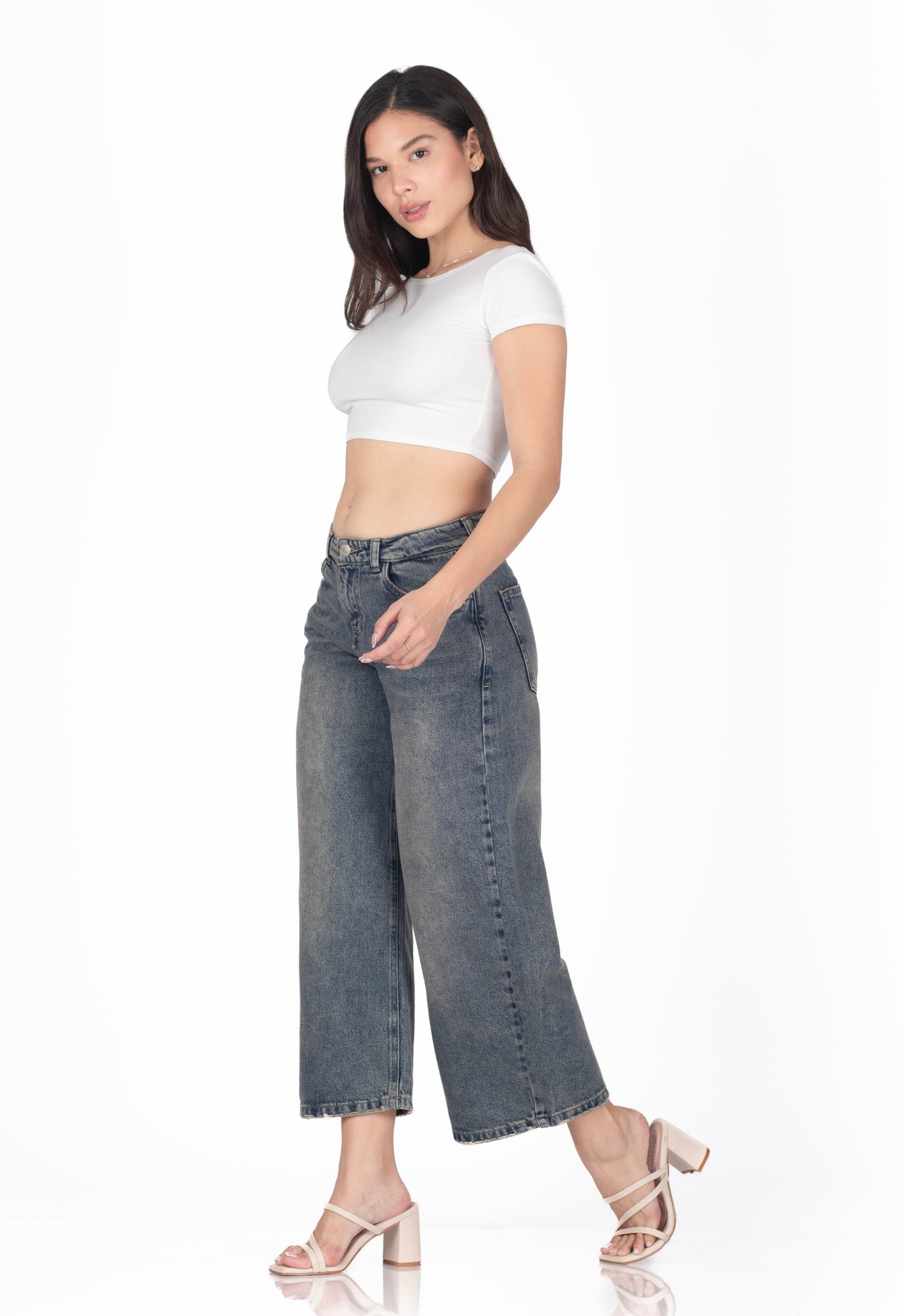 CROPPED JEAN NORA