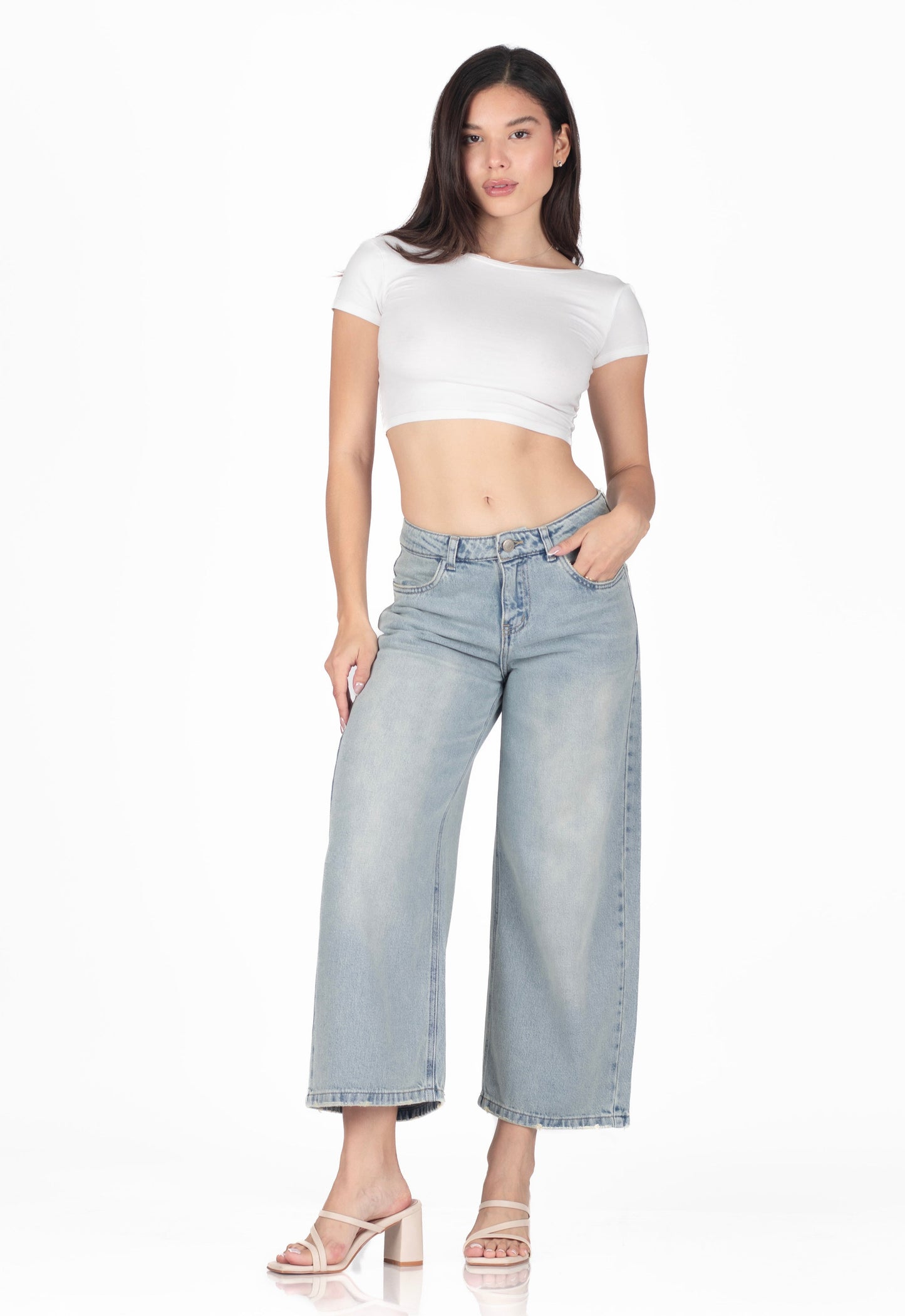 CROPPED JEAN NORA