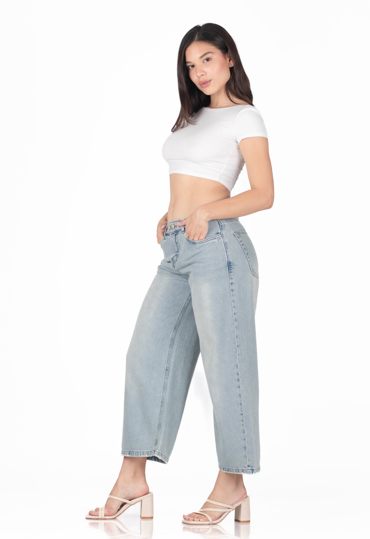 CROPPED JEAN NORA