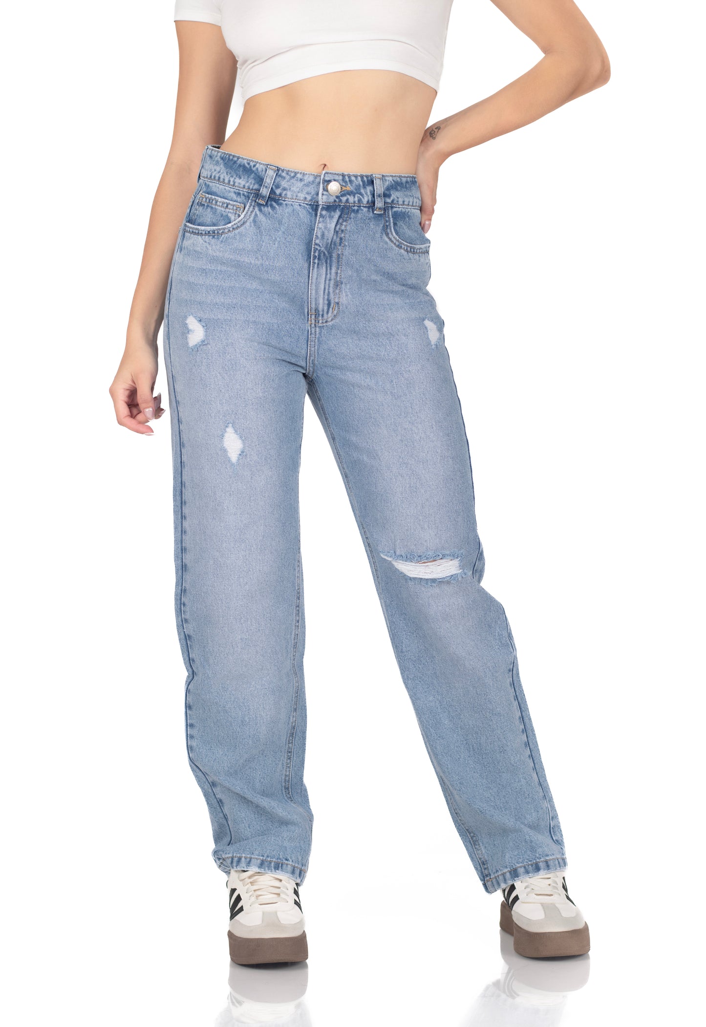 BAGGY JEANS DESTROYED